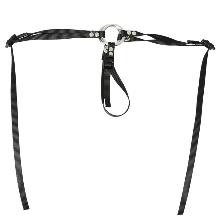 Sportsheets Bare As You Dare Adjustable Strap-On Harness Black
