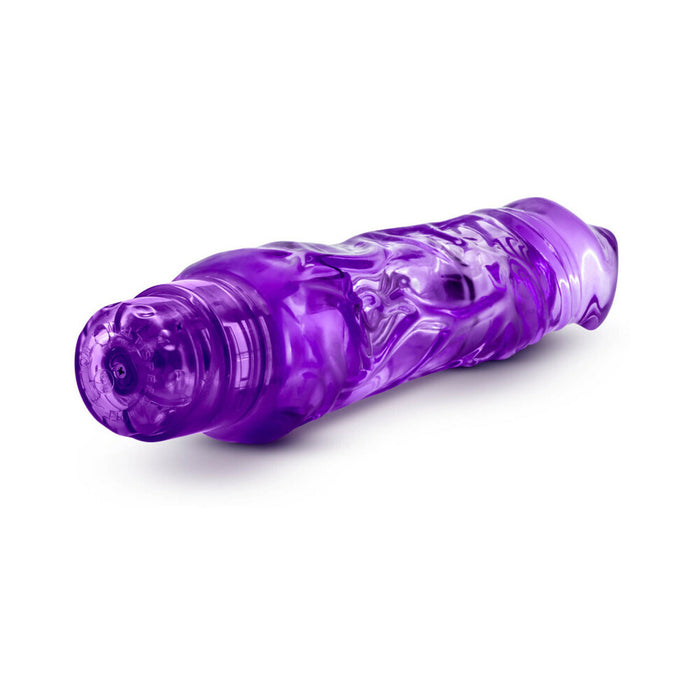 Blush Naturally Yours Wild Ride Realistic 9 in. Vibrating Dildo Purple