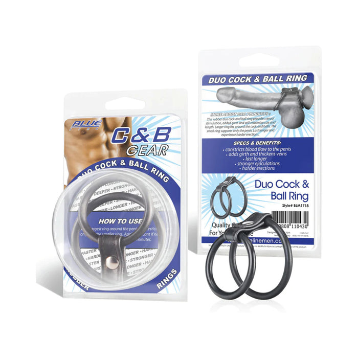 Blue Line C&B Gear Duo Cock and Ball Ring