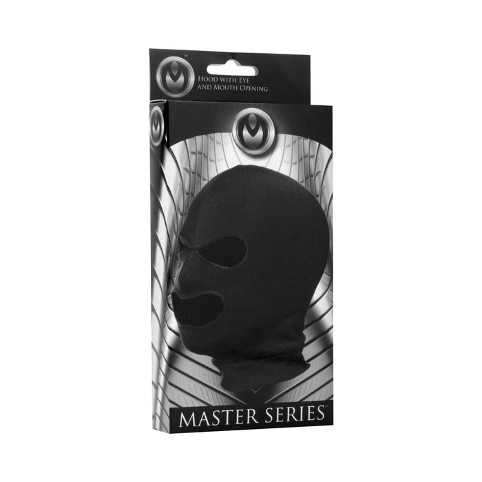 Masters Façade Spandex Hood With Eye and Mouth Holes (Black)