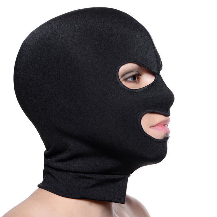 Masters Façade Spandex Hood With Eye and Mouth Holes (Black)
