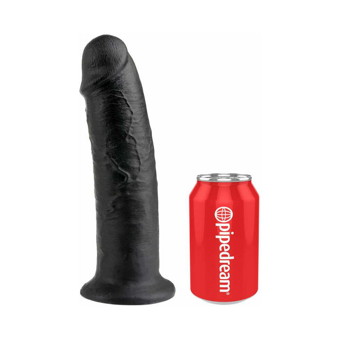 Pipedream King Cock 10 in. Cock Realistic Dildo With Suction Cup Black