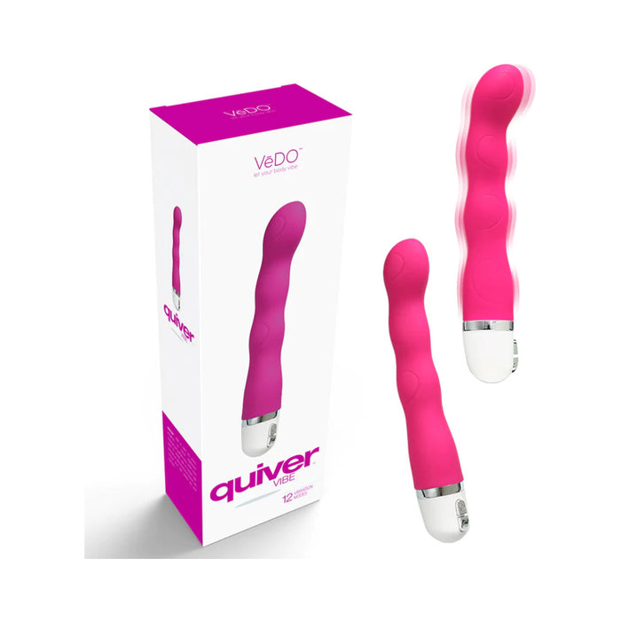 VeDO Quiver Mini Vibe Hot In Bed Pink