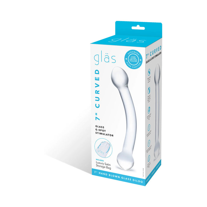 Glas 7 in. Curved Glass G Spot Stimulator