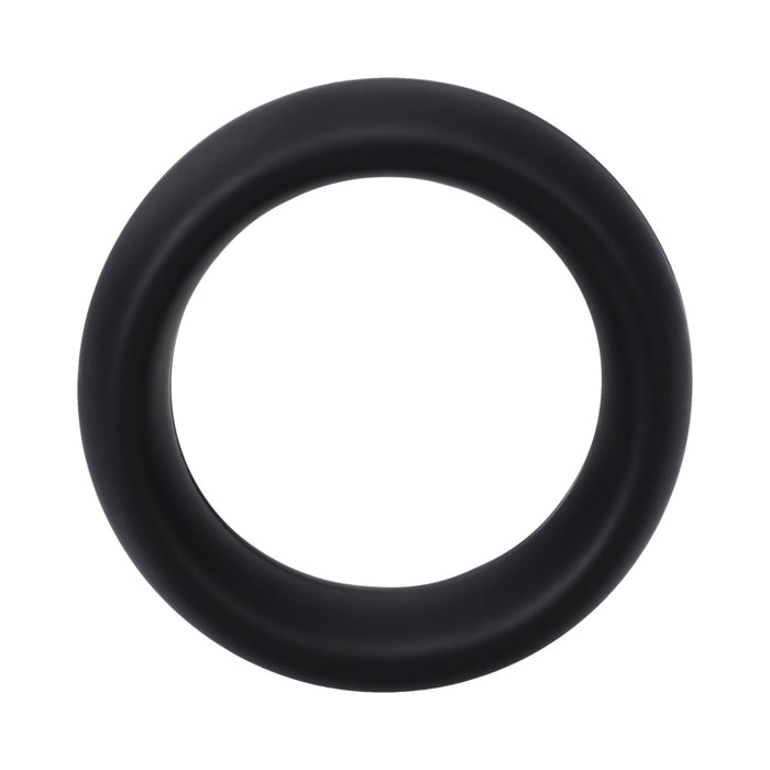 Rock Solid Silicone Black C Ring, Small (1 3/4in) in a Clamshell