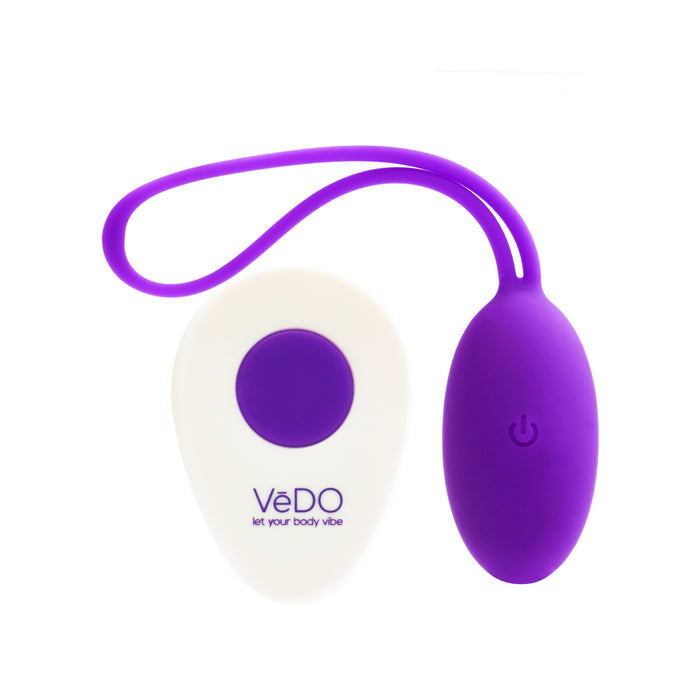 VeDO Peach Rechargeable Egg Vibe - Into You Indigo
