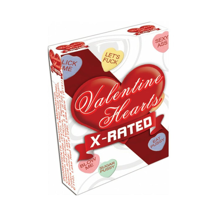 Valentines X-Rated Heart Candy with Assorted Sayings - 24 Boxes/Display