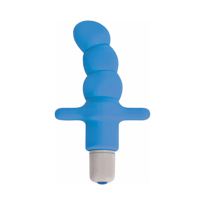 Curve Toys Gossip Desire Waterproof Silicone Anal Vibrator Azure