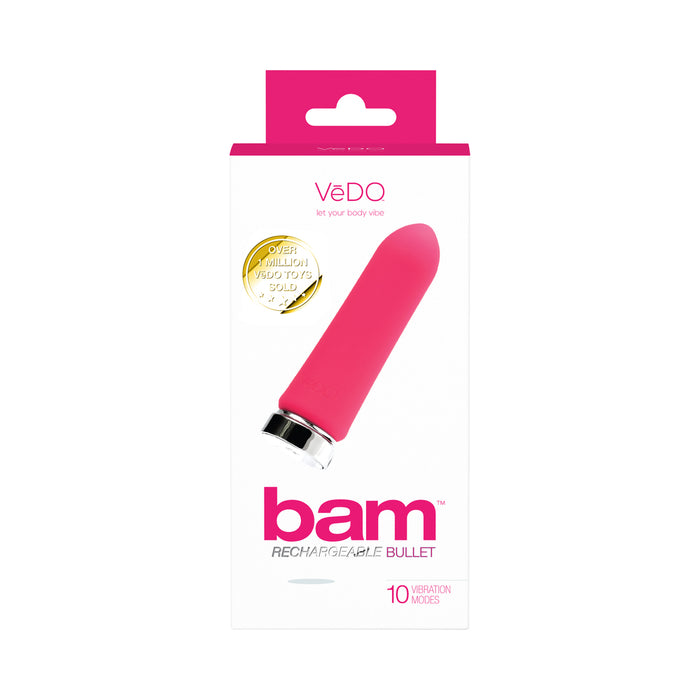 VeDO Bam Rechargeable Bullet - Foxy Pink