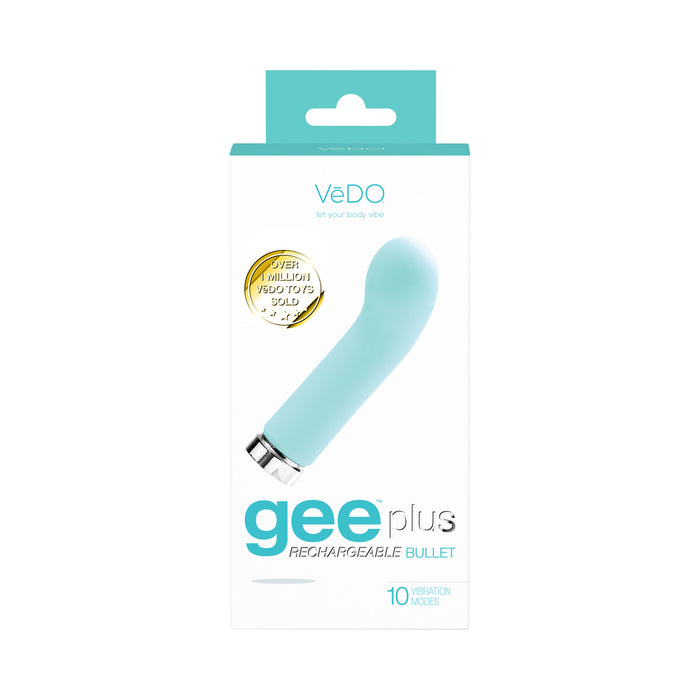 VeDO Geeplus Rechargeable Vibe - Tease Me Turquoise