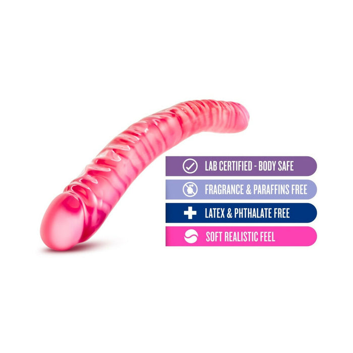 Blush B Yours 18 in. Double Dildo Pink
