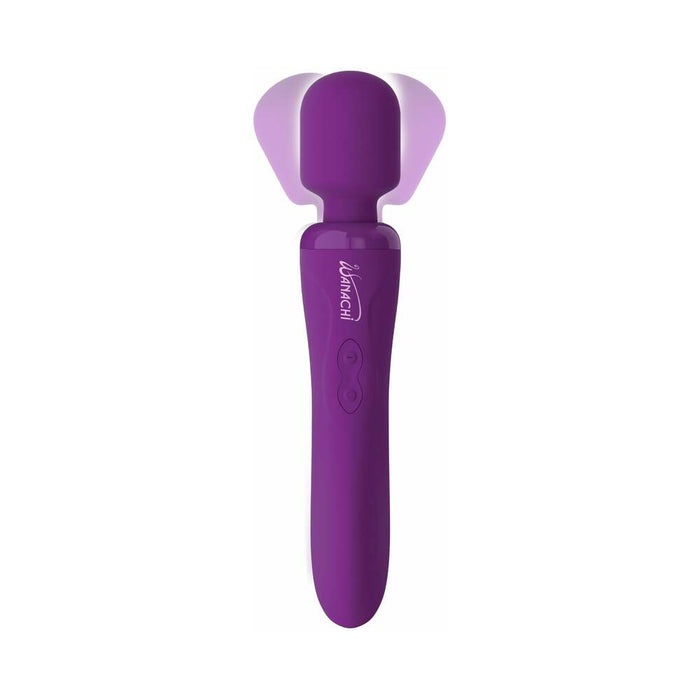 Pipedream Wanachi Body Recharger Rechargeable Silicone Wand Vibrator Purple