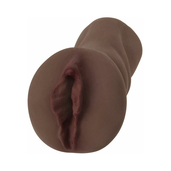 Curve Toys Home Grown Pussy Delicate Daisy Vaginal Stroker Brown