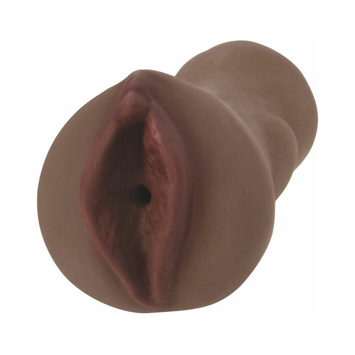 Curve Toys Home Grown Pussy Slappin' Sally Vaginal Stroker Brown