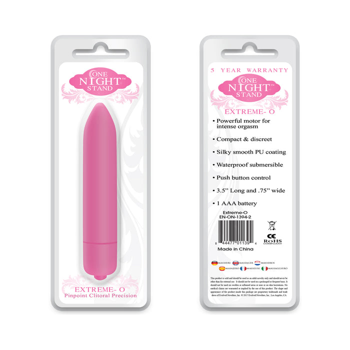 Evolved One Night Stand Extreme-O Bullet Vibrator Pink