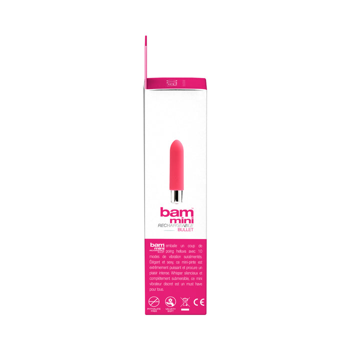 VeDO Bam Mini Rechargeable Bullet Vibe - Foxy Pink