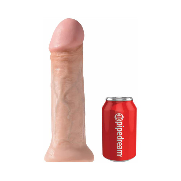 Pipedream King Cock 11 in. Cock Realistic Dildo With Suction Cup Beige