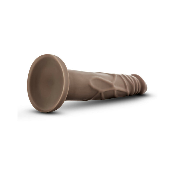 Blush Dr. Skin Basic 7.5 Realistic 7.5 in. Dildo with Suction Cup Brown