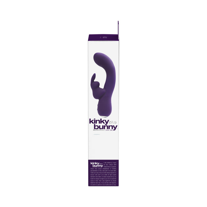 VeDO Kinky Bunny Rechargeable Rabbit Vibrator - Deep Purple