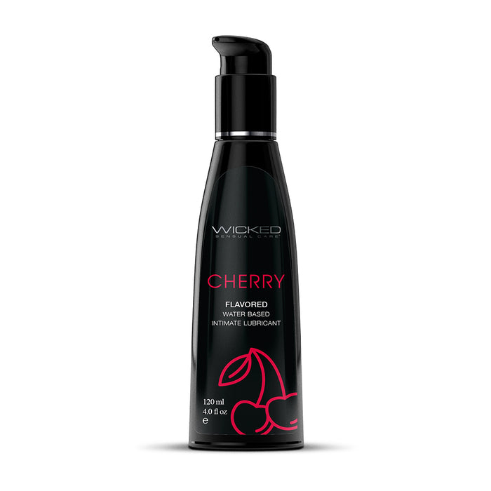 Wicked Aqua Cherry Water-Based Lubricant 4 oz.