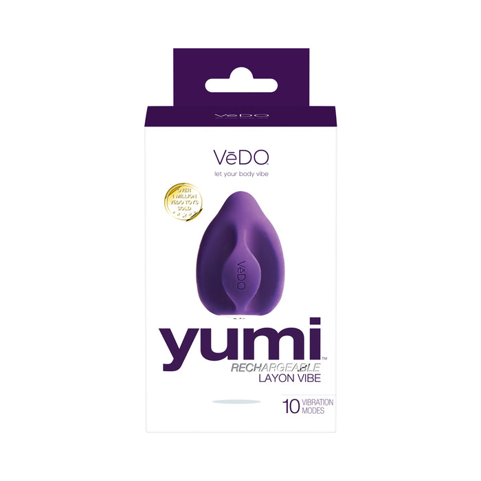 VeDO Yumi Rechargeable Finger Vibe - Deep Purple