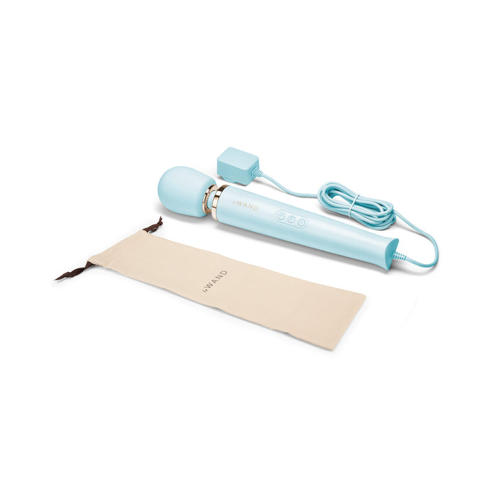 Le Wand Plug-In Vibrating Massager Sky Blue