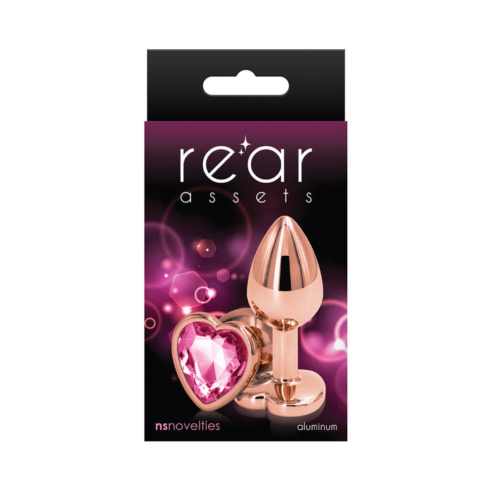 Rear Assets Rose Gold Heart Plug Small Pink