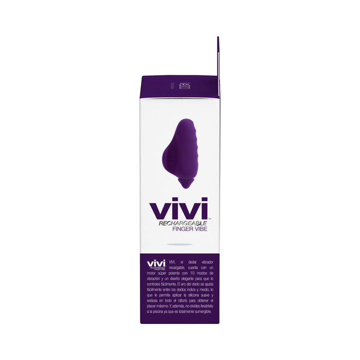 Vedo Vivi Rechargeable Finger Vibe Deep Purple