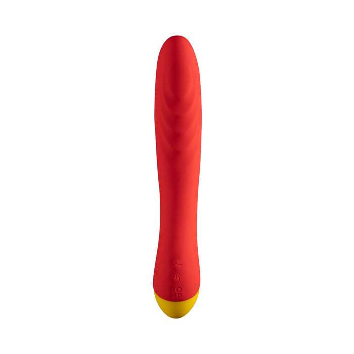 ROMP Hype Rechargeable Silicone G-Spot Vibrator Red