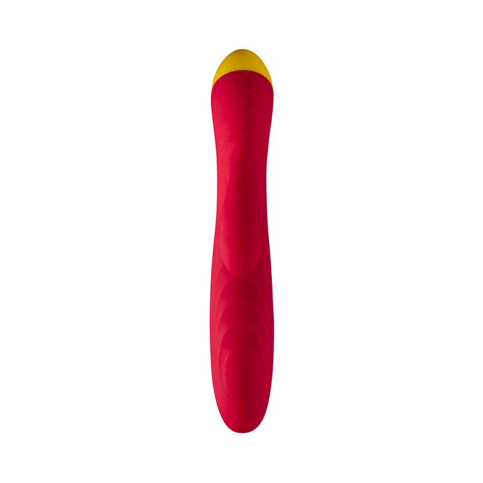 ROMP Jazz Rechargeable Silicone Rabbit Vibrator Berry