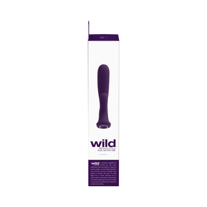 Vedo Wild Rechargeable Dual Vibe Purple