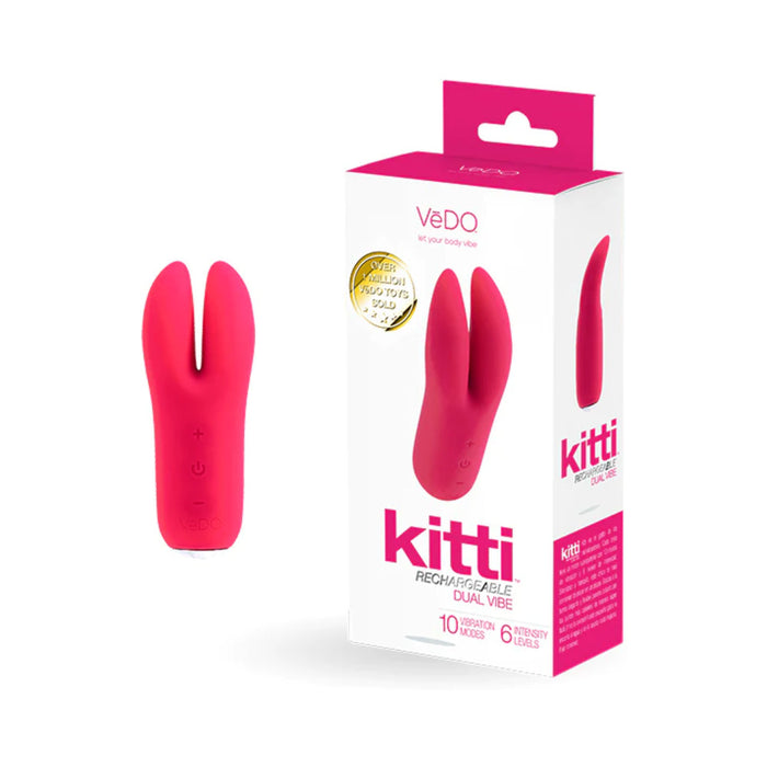 Vedo Kitti Rechargeable Dual Vibe Foxy Pink