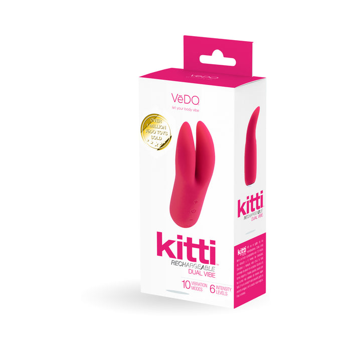 Vedo Kitti Rechargeable Dual Vibe Foxy Pink