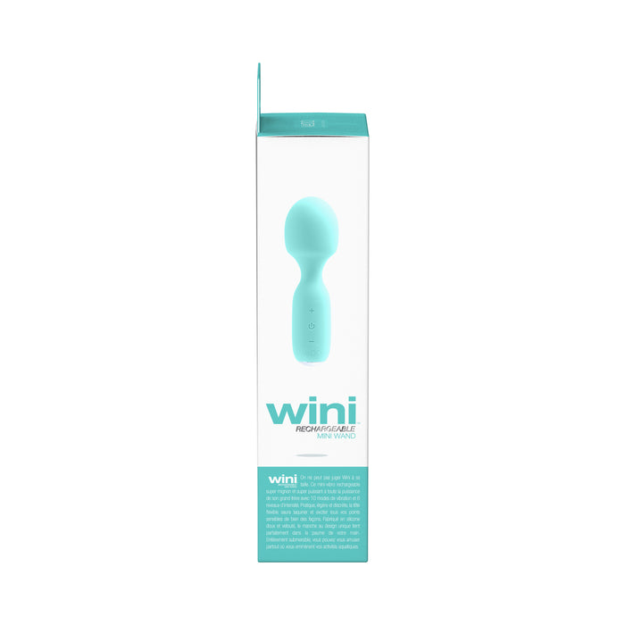 Vedo Wini Rechargeable Mini Wand Tease Me Turquoise