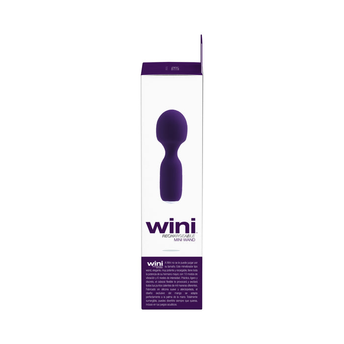 Vedo Wini Rechargeable Mini Wand Deep Purple