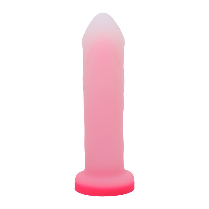 Tantus Cush O2 Dual Density G-Spot Dildo Rose Quartz