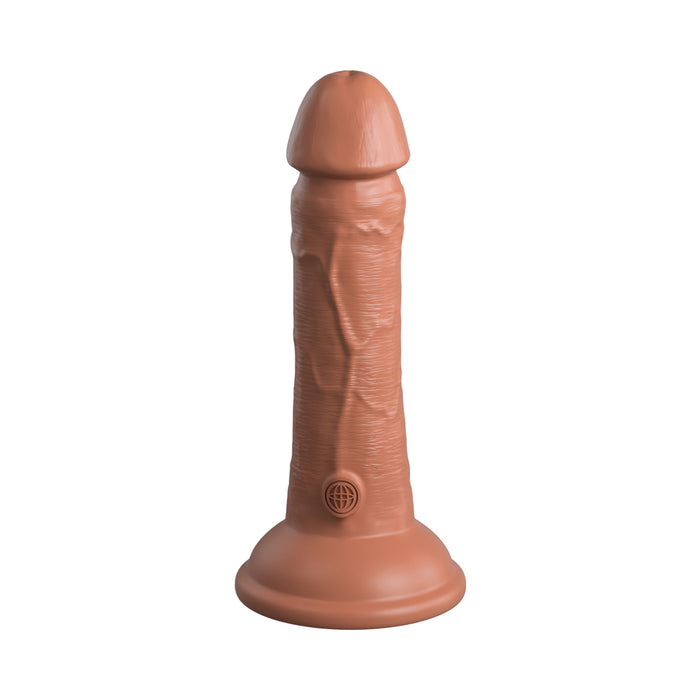 Pipedream King Cock Elite 7 in. Dual Density Silicone Cock Realistic Dildo With Suction Cup Tan