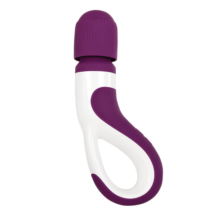 Gender X Handle It Rechargeable Silicone Wand Vibrator With Handle Purple