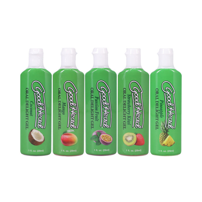 GoodHead Oral Delight Gel Tropical Fruits 5 Pack 1 oz.