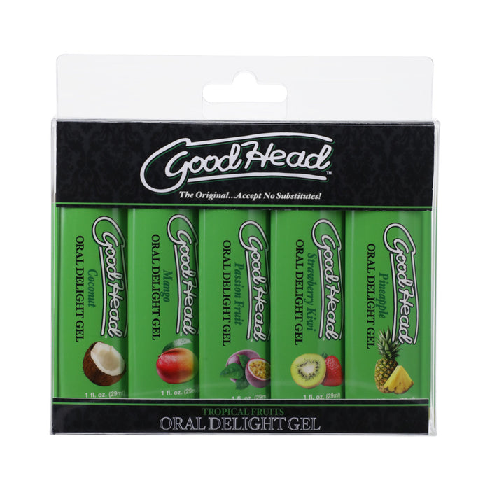 GoodHead Oral Delight Gel Tropical Fruits 5 Pack 1 oz.