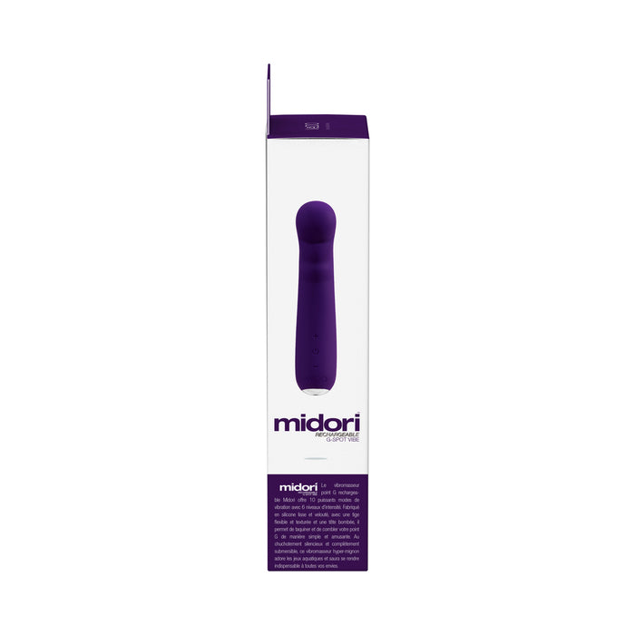 Vedo Midori Rechargeable G-Spot Vibe Deep Purple