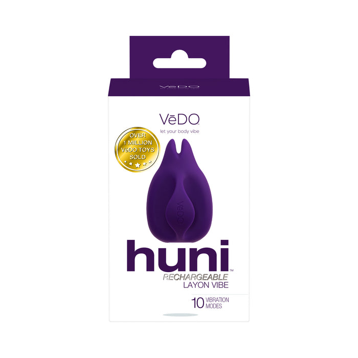 Vedo Huni Rechargeable Finger Vibe Deep Purple