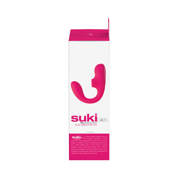 Vedo Suki Plus Rechargeable Dual Sonic Vibe Foxy Pink