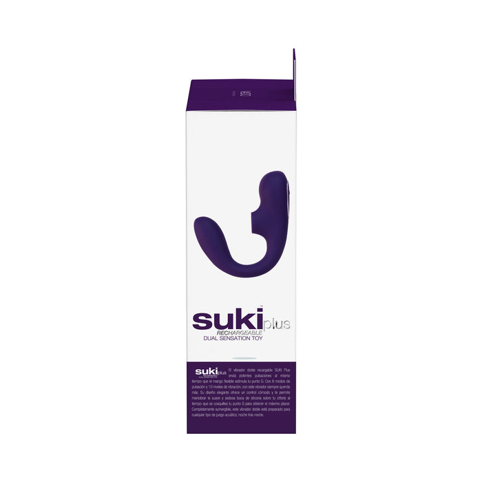 Vedo Suki Plus Rechargeable Dual Sonic Vibe Deep Purple