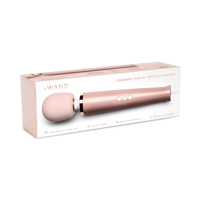 Le Wand Plug-In Vibrating Massager Rose Gold