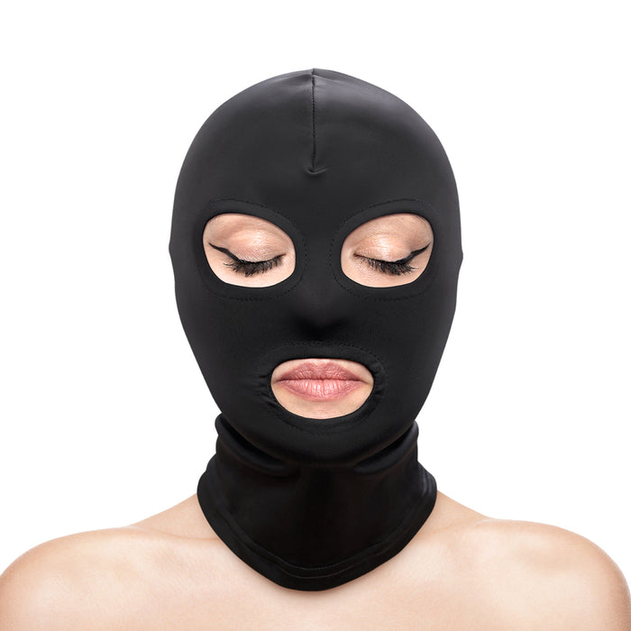 Hustler Taboo Eyes&Mouth Hood Black