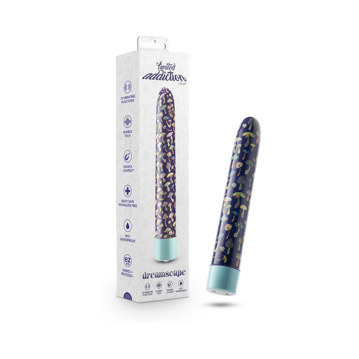 Limited Addiction Dreamscape Rechargeable 7 in. Vibrator Blue