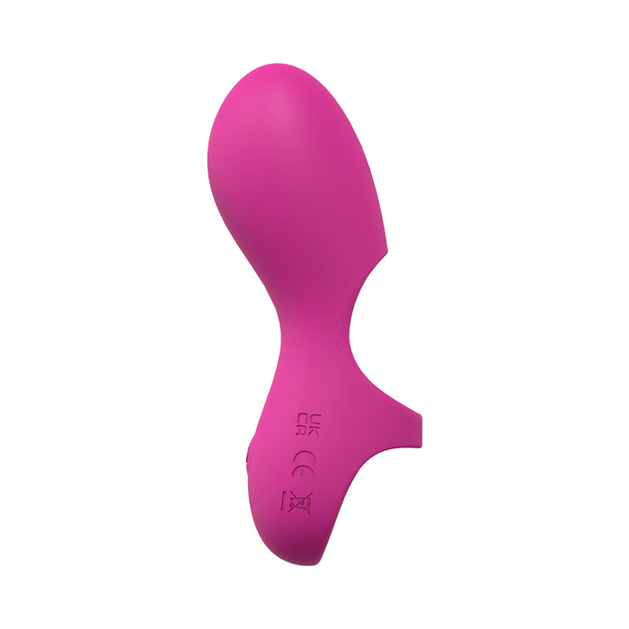 LoveLine Joy 10 Speed Finger Vibe Silicone Rechargeable Waterproof Pink