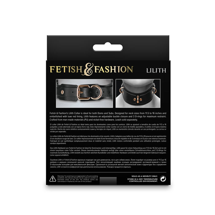 Fetish & Fashion Lilith Collar Black