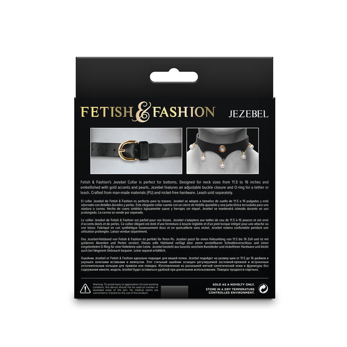 Fetish & Fashion Jezebel Collar Black